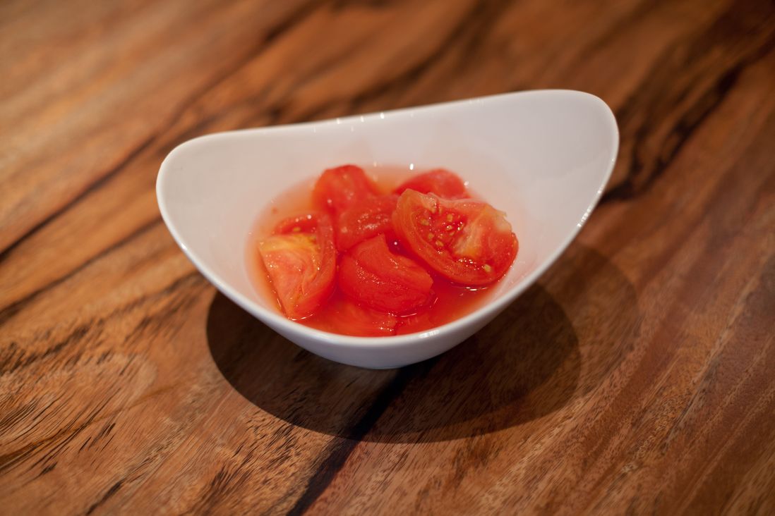 Iced tomatoes<br>